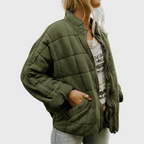 Taveline - Veste élégante oversize avec doublure légère et poches pratiques