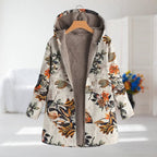 Tavirae - Veste chaude doublée polaire avec capuche et imprimé floral