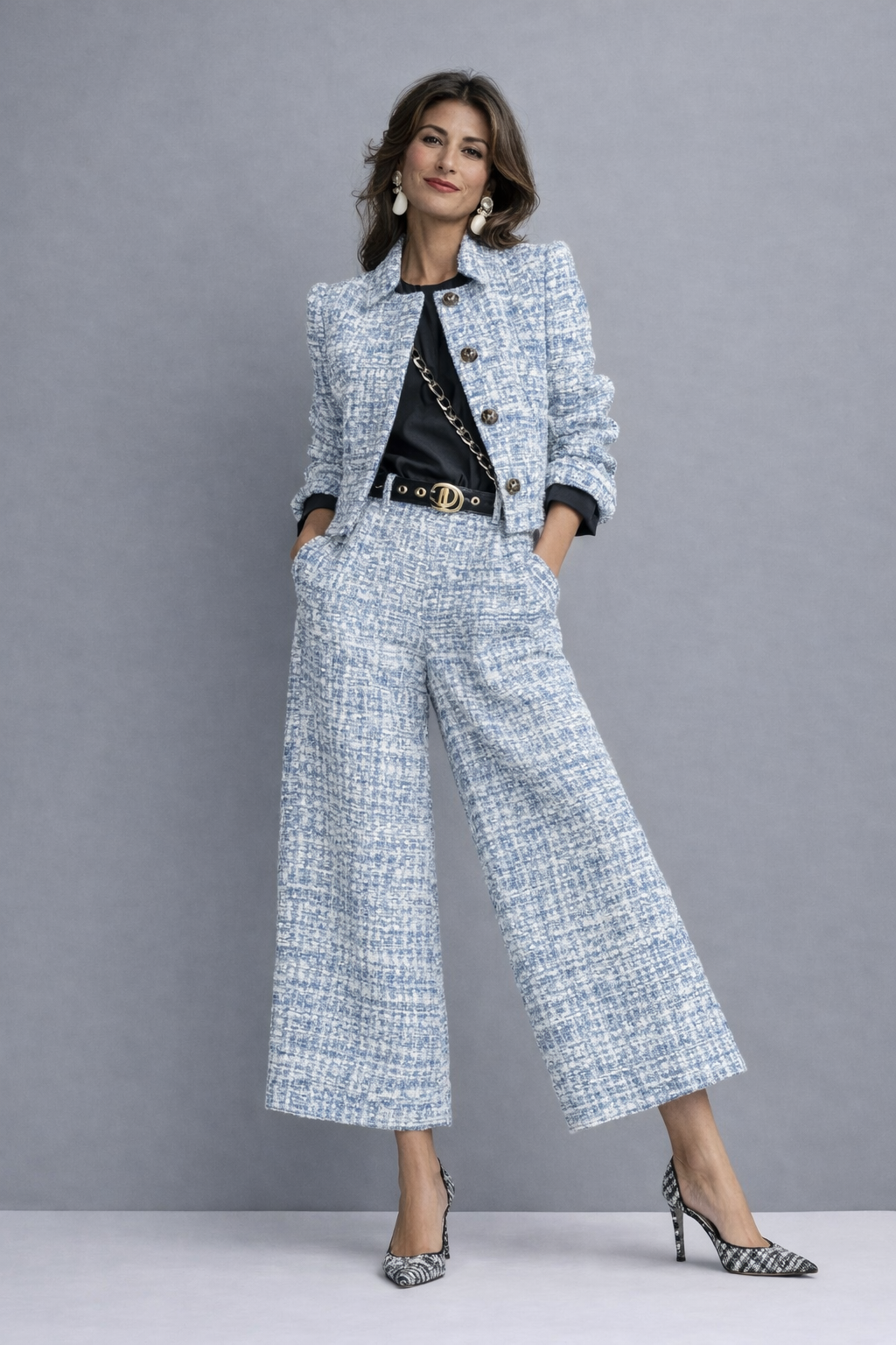 Isabelle | Tweed Set for Cold Days