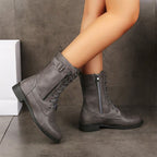 Liana Chic Round-Toe Boots